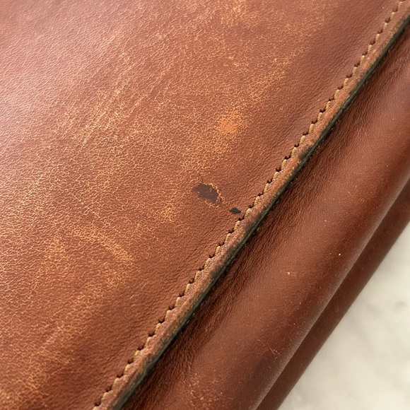 ***SOLD*** VTG 80’s Coach Briefcase British Tan Leather USA No. 1165-364 - Picture 13 of 16